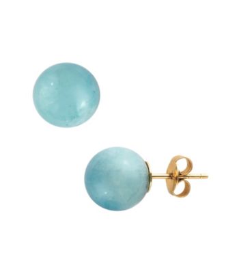 Effy® 14K Yellow Gold Milky Aquamarine Earrings