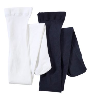Miss Attitude Girls' 2-pk. Navy/White Tights