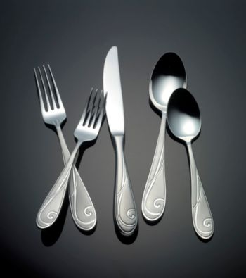 UPC 717182340007 product image for Yamazaki® Platinum Wave 5-pc. Flatware Set | upcitemdb.com