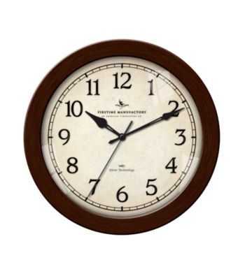 FirsTime Silent Slim Wall Clock