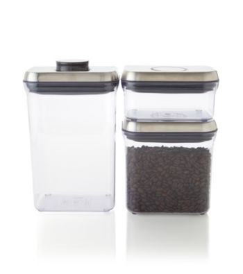 OXO® SteeL POP Stackable Containers 3-pc. Set