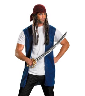 Pirates Of The Caribbean - Captain Jack Sparrow Adult Costume Kit