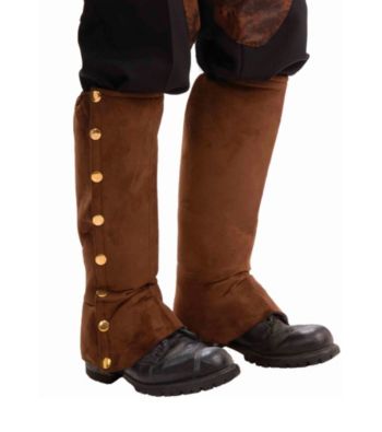 Steampunk Male Adult Brown Spats