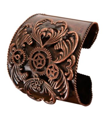 Steampunk Antique Copper Adult Bracelet