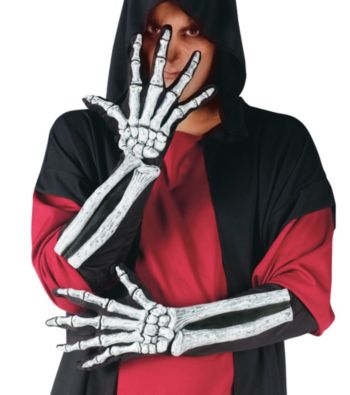 Skeleton and Wrist Bone Adult Gloves