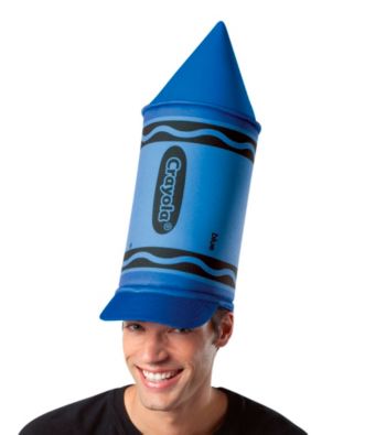 Crayola Blue Crayon Adult Hat