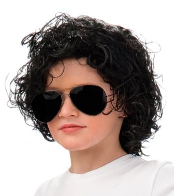 Michael Jackson™ Curly Synthetic Child's Wig