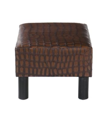 Holly & Martin™ Gerard Alligator Print Foot Stool