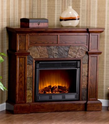 Holly & Martin™ Cypress Espresso Convertible Electric Fireplace