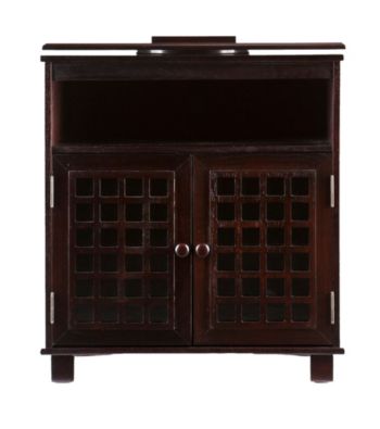 Holly & Martin™ Akita Espresso Swivel Top Media Stand