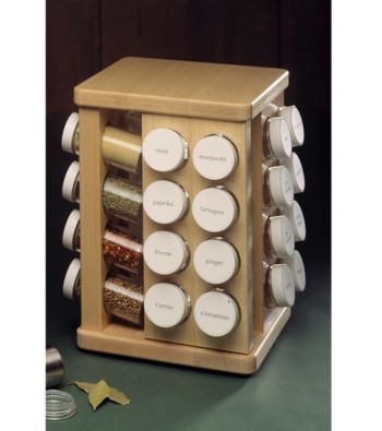 J.K. Adams 32-Bottle Spice Carousel