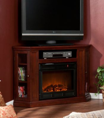 Holly & Martin™ Ponoma Convertible Media Electric Fireplace-Cherry
