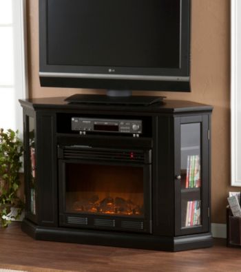 Holly & Martin™ Ponoma Convertible Media Electric Fireplace-Black