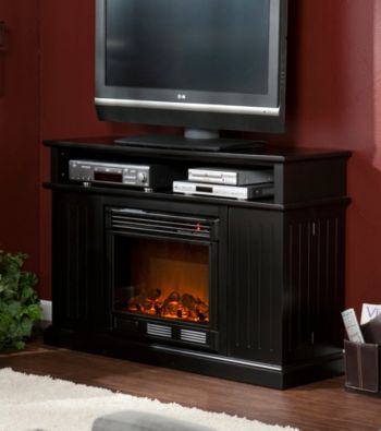 Holly & Martin™ Fenton Media Electric Fireplace-Black