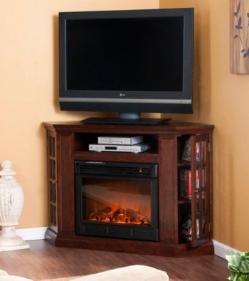 Holly & Martin™ Akita Convertible Media Electric Fireplace-Espresso