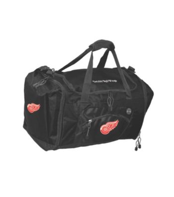 TNT Media Group Detroit Red Wings Black Roadblock Duffel Bag