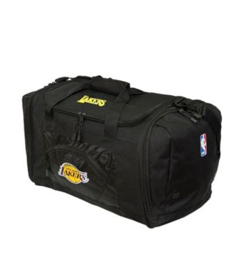 TNT Media Group Los Angeles Lakers Black Roadblock Duffel Bag
