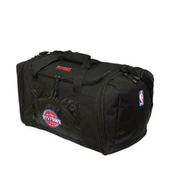 TNT Media Group Detroit Pistons Black Roadblock Duffel Bag