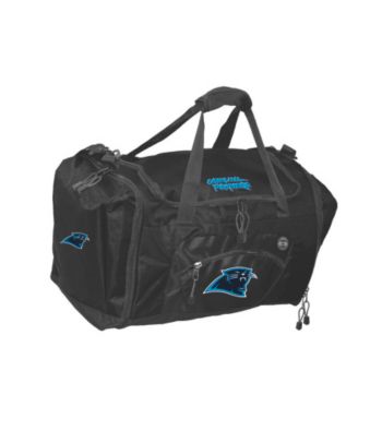 TNT Media Group Carolina Panthers Black Roadblock Duffel Bag