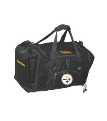 TNT Media Group Pittsburgh Steelers Black Roadblock Duffel Bag
