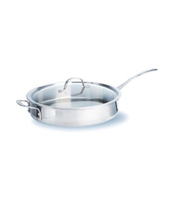 Calphalon® Tri-Ply Stainless Steel 5-Quart Covered Sauté Pan