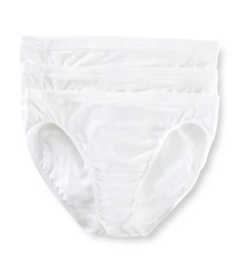 Jockey® Stay Cool 3-pk. Hi-Cut Panties - White