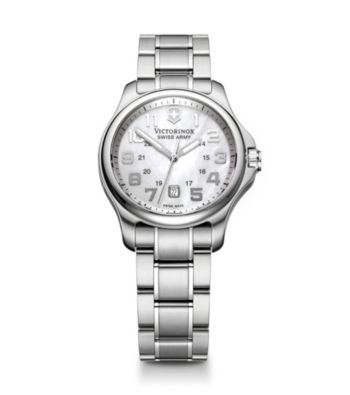 Victorinox® Swiss Army® Officer's Watch - Mother-of-Pearl