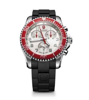 Victorinox® Swiss Army® Men's Maverick GS Chrono Dial Watch - Silver