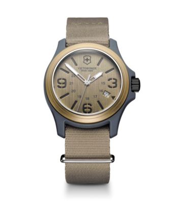 Victorinox® Swiss Army® Men's Original Nylon Strap Watch - Khaki Sand