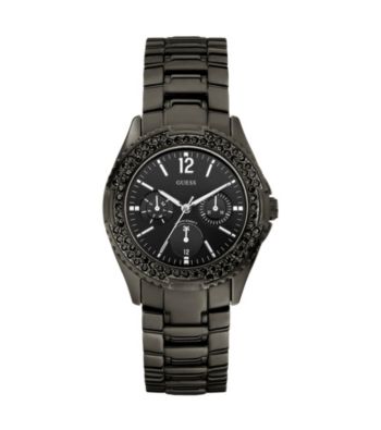 Guess Women's Black Feminine Hi Energy Style Watch