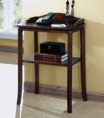 Monarch Walnut Solid Top Telephone Table
