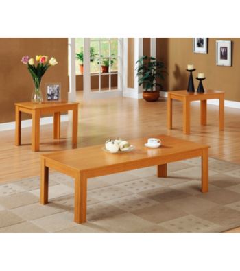 Monarch Oak Promotional 3-pc. Table Set