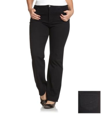 NYDJ® Plus Size Black Hayden Bootcut Jeans