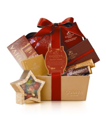 Product Godiva Holiday Cheer Gift Basket from carsons.com