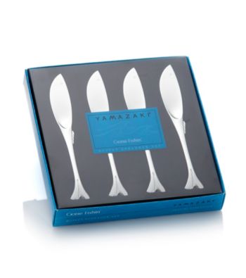 Yamazaki® Gone Fishin' Set of 4 Buffet Spreaders