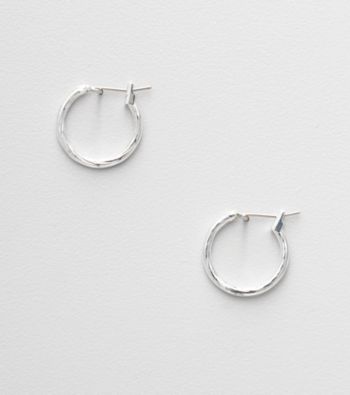 Napier® Silvertone Small Hoop Earrings