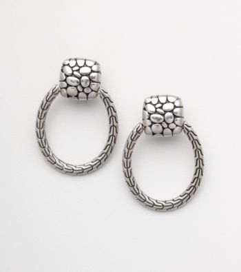 Napier® Silvertone Clip Drop Earrings