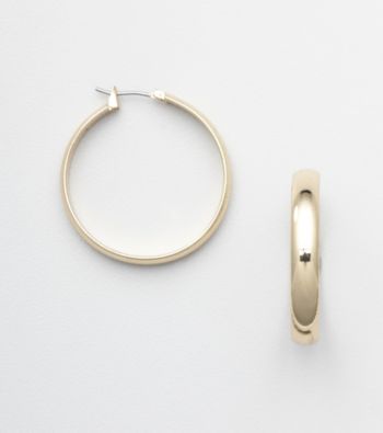 Napier® Goldtone Hoop Earring