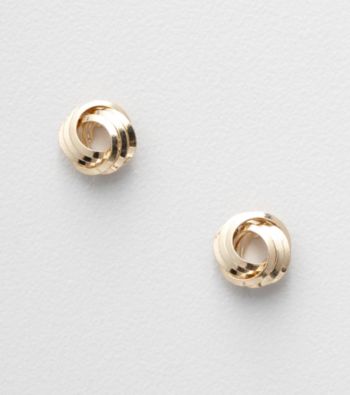 Napier® Goldtone Knotted Stud Earrings
