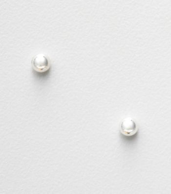 Napier® Silvertone Small Ball Stud Earrings