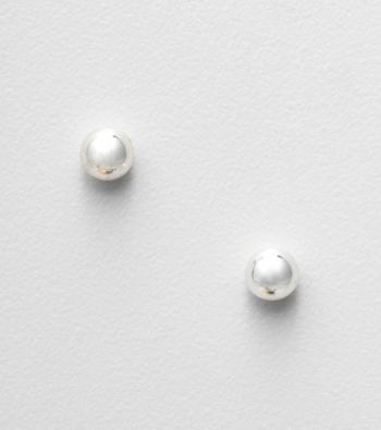 Napier® Silvertone Medium Ball Stud Earrings