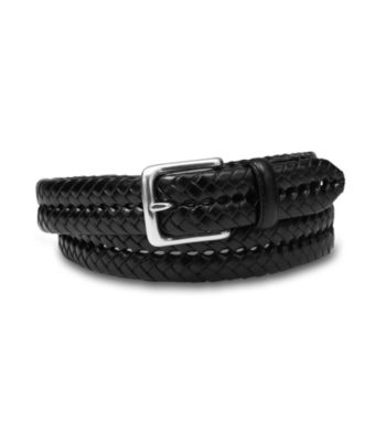 Fossil® Men's Black Maddox Braided Belt