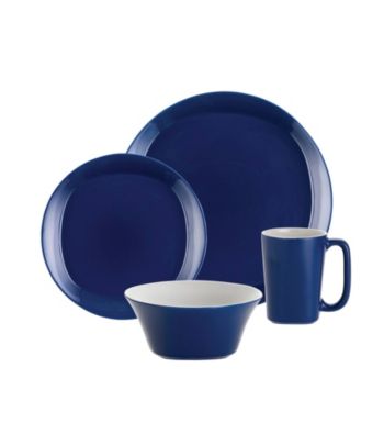 Rachael Ray® Blue Round and Square 16-pc. Dinnerware Set