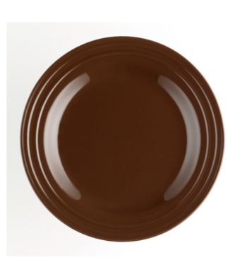 Rachael Ray® Brown Double Ridge Set of 4 Dinner Plates