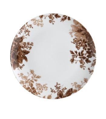 Paula Deen® Signature Coffee Bean Tatnall Street Set of 4 Dinner Plates
