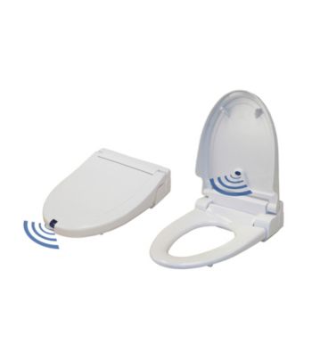 iTouchless Touch-Free Automatic Open/Close Oval Toilet Seat