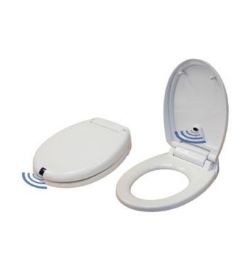 iTouchless Touch-Free Automatic Open/Close Round Toilet Seat