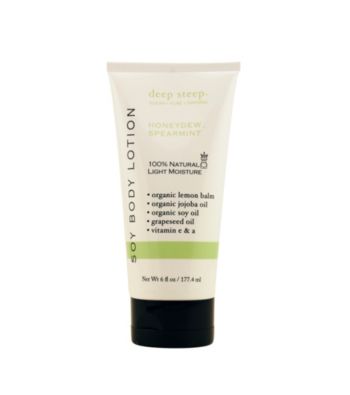 Deep Steep® Aromatherapy Honeydew-Spearmint Organic Soy Body Lotion