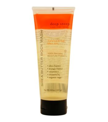 Deep Steep® Aromatherapy Tangerine-Melon Organic Shea Butter Body Wash