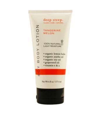 Deep Steep® Aromatherapy Tangerine-Melon Organic Soy Body Lotion